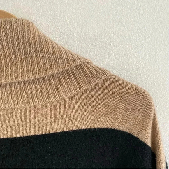 CHARTER CLUB Cashmere Poncho Striped L/XL - Picture 5 of 8